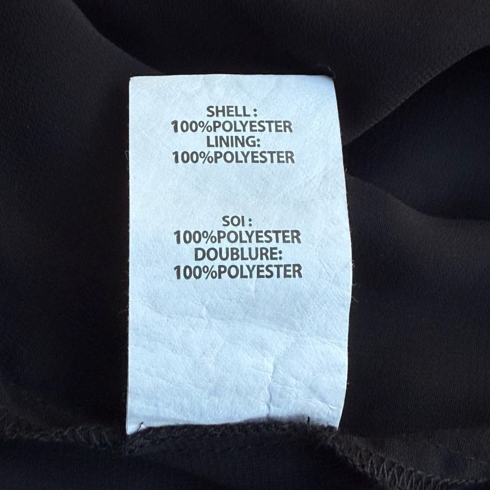 Ramy Brook Ruthie Black Studded Neckline Handkerchief Hem Dress π - Picture 15 of 17
